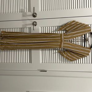 MIDI jumpsuit with open back